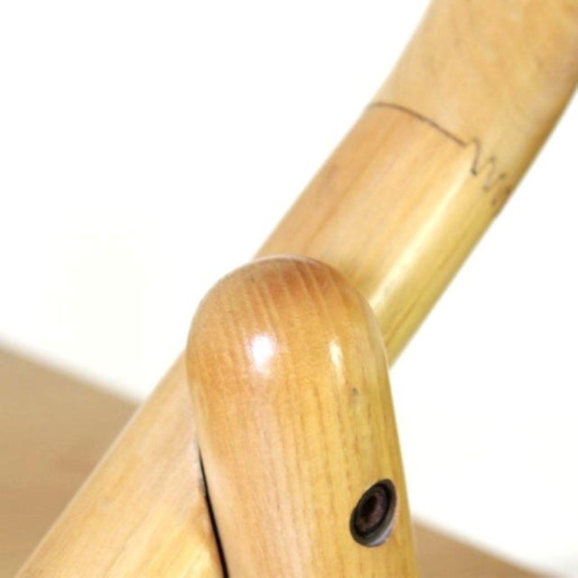 Vintage Bar Cart with Wood Structure and Wheels, 1980s For Sale - Image 4 of 16