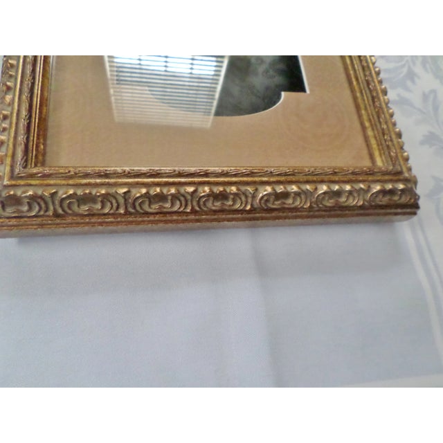 1960s Chinese Jade or Hardstone Dragon Mounted in Gold Tone Shadow Box Frame For Sale In Columbia, SC - Image 6 of 11