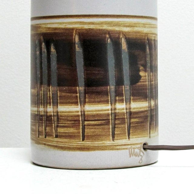 Wood Large Martz Table Lamp, 1960 For Sale - Image 7 of 10