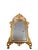Vintage Golden Mirror, 1960s For Sale - Image 4 of 4