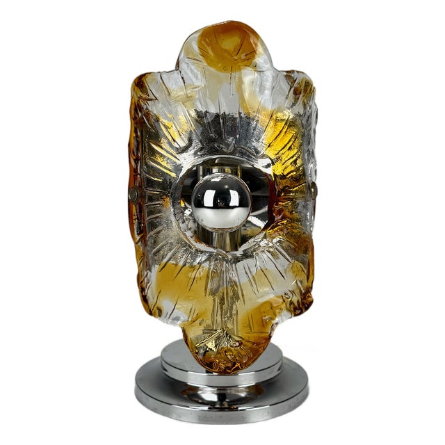 Murano Table Lamp by Toni Zuccheri for Mazzega, 1970s For Sale