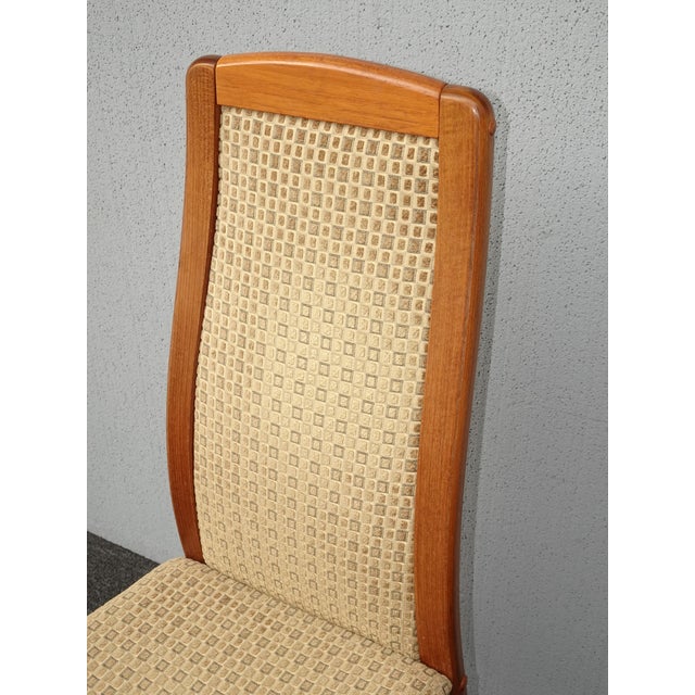 Wood Set Four Vintage Danish Modern Bendixon Design Dining Chairs ~ Made in Denmark For Sale - Image 7 of 12