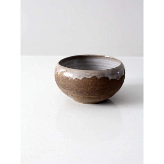 Vintage Studio Pottery Bowl For Sale - Image 4 of 10