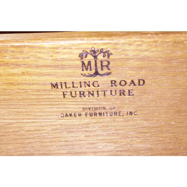 Baker Milling Road Georgian Style Walnut Buffet Sideboard For Sale In Philadelphia - Image 6 of 18