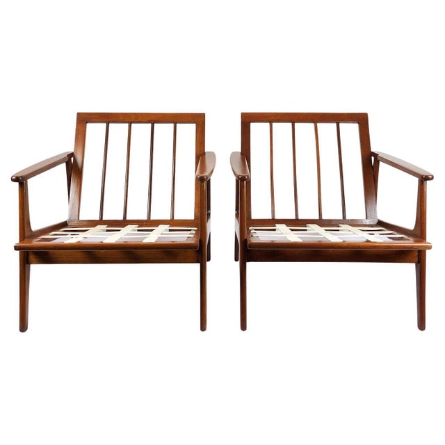 1950s Pair of Armchairs in the Style of Clara Porset For Sale - Image 16 of 18