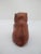 Gemstone Carved Polished Red Jasper Miniature Bull Dog Figurine For Sale - Image 7 of 8