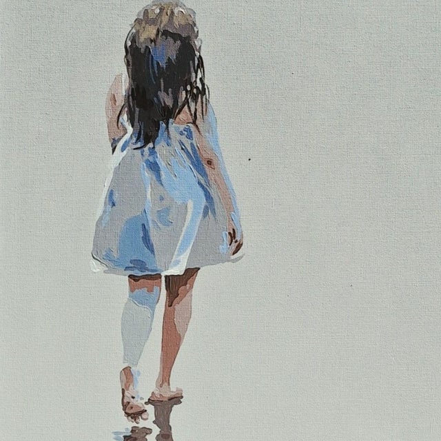 Joanna Woyda, The Beach: A Veil, 2026, Acrylic on Canvas For Sale - Image 4 of 5