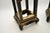 Black Antique Chinoiserie Lacquered Side Tables with Marble Tops, 1950s, Set of 2 For Sale - Image 8 of 10
