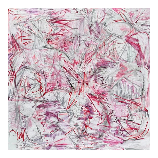 "Wild Ride by Trixie Pitts Large Abstract Expressionist Oil Painting For Sale