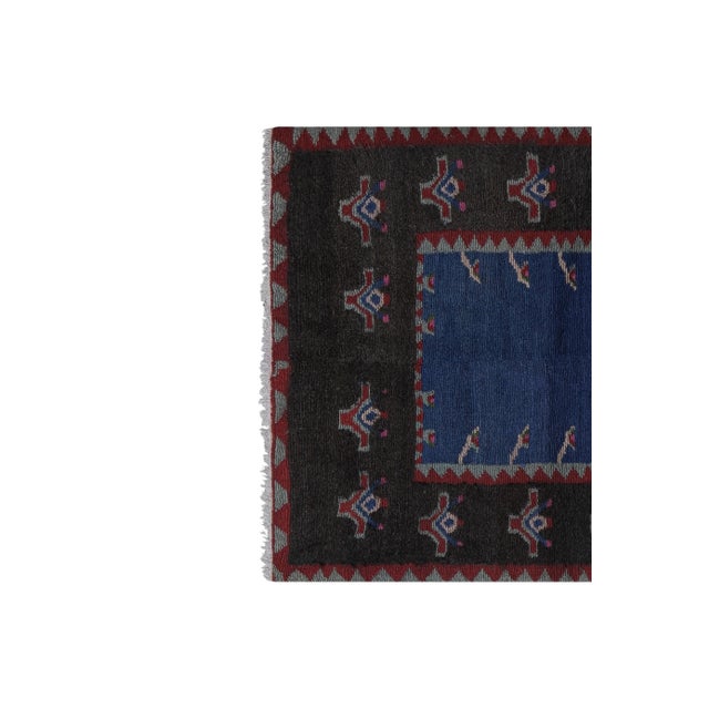 Angora Wool Turkish Shaggy Rug 3'4'' X 4'7'' For Sale - Image 4 of 11