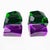 Kaso Oversized Purple and Green Ice Cube Lucite Clip Earrings - 2 Pieces For Sale In Atlanta - Image 6 of 8