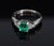 Late 20th Century Gia Colombian No Oil Emerald & 0.18ct Diamond Platinum Ring Size 6 For Sale - Image 18 of 18