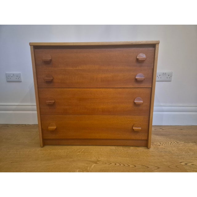 Mid-Century Modern Stag Cantata Teak Chest of Drawers Ron Carter 1960s from Stag For Sale - Image 3 of 18