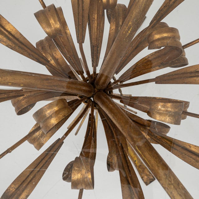 20th Century Italian Brass Coffee Table With Glass Top For Sale - Image 13 of 18