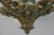 Art Deco Five-Light Bronze and Glass Floral Motif Chandelier, 1920s For Sale - Image 9 of 18