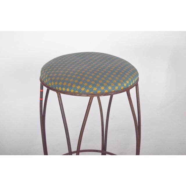 1960s Mid-Century Danish Metal High Stools, 1960s, Set of 2 For Sale - Image 5 of 14