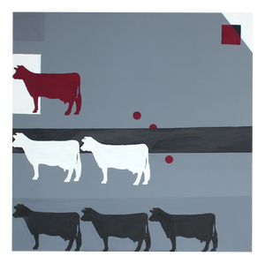 Magdalena Zoldowicz Penke, Herd, 2017, Acrylic on Canvas