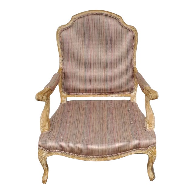 1970s Traditional French Country Armchair For Sale