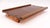 European 1950s Lucite Translucent Orange Mirrored Tray For Sale - Image 9 of 10