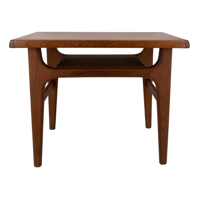 Mid-Century Teak Coffee Table by Niels Bach for Niels Bach Møbelfabrik, Denmark, 1960s For Sale