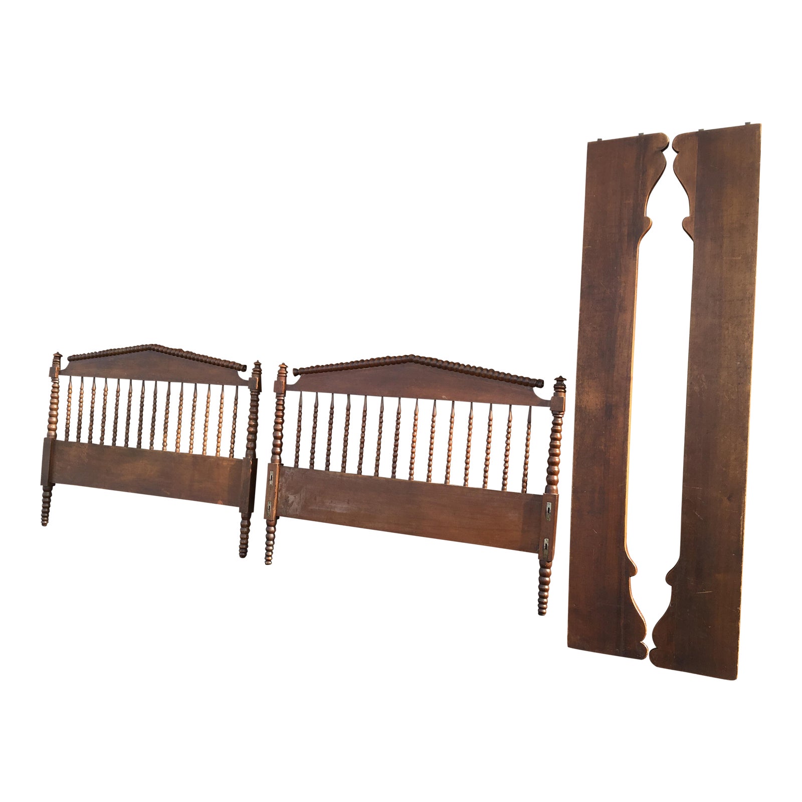 Jenny Lind Full Size Headboard, Footboard, & Side Rails Chairish