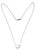 Contemporary Cartier C Hearts 18k White Gold Pendant & Chain Necklace For Sale - Image 3 of 7