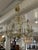 Vintage Brass + Crystal Chandelier For Sale - Image 4 of 14