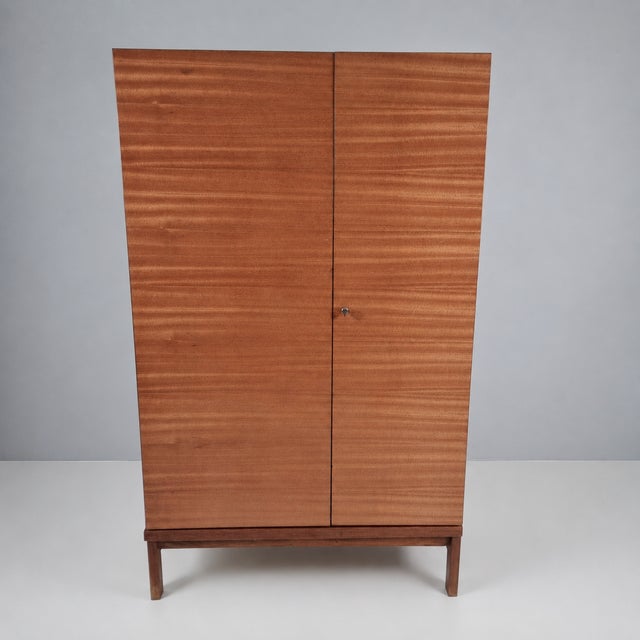 Vintage Wardrobe in Beech, 1970s For Sale - Image 12 of 12