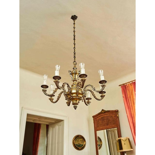 Antique French Mazarin Chandelier For Sale - Image 3 of 11