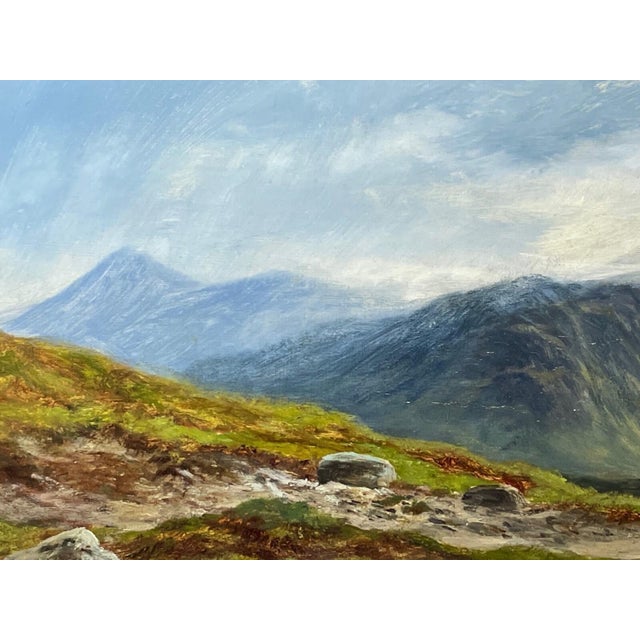 Wood 19th Century William Beattie-Brown Scottish Isle of Skye Landscape Oil Painting For Sale - Image 7 of 18