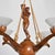 Carved Oak Chandelier, 1920s For Sale - Image 9 of 10