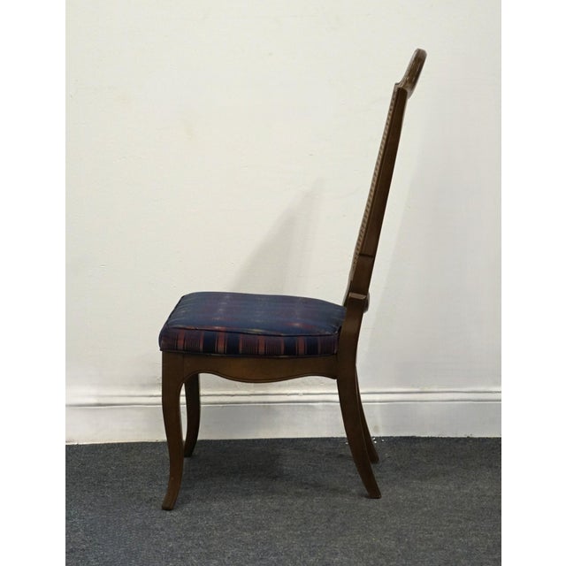 Late 20th Century Drexel Heritage French Accent Collection Cane Back Dining Side Chair For Sale - Image 5 of 9