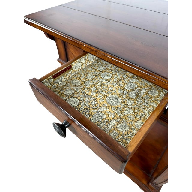 Brown Milling Road by Baker Furniture French Country Side Table With Drawer For Sale - Image 8 of 18