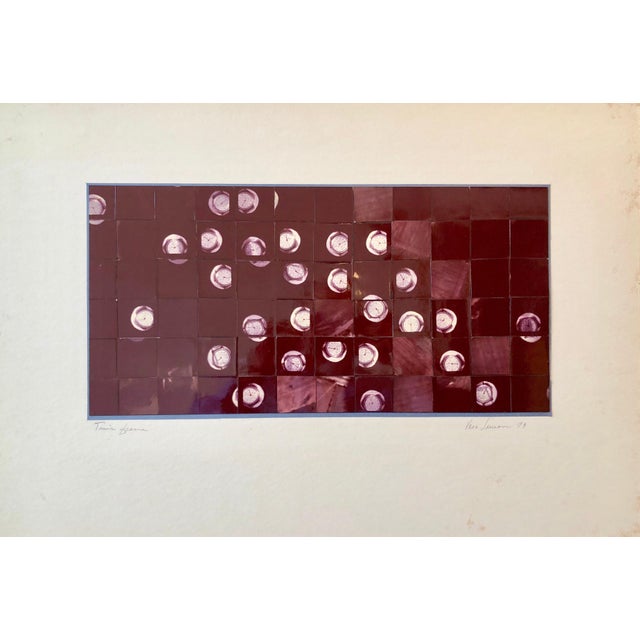 Abstract Vera Simons, Sports Watch Abstract Photo Mosaic Collage Aerial Photograph Feminist Aviator, 1979 For Sale - Image 3 of 7