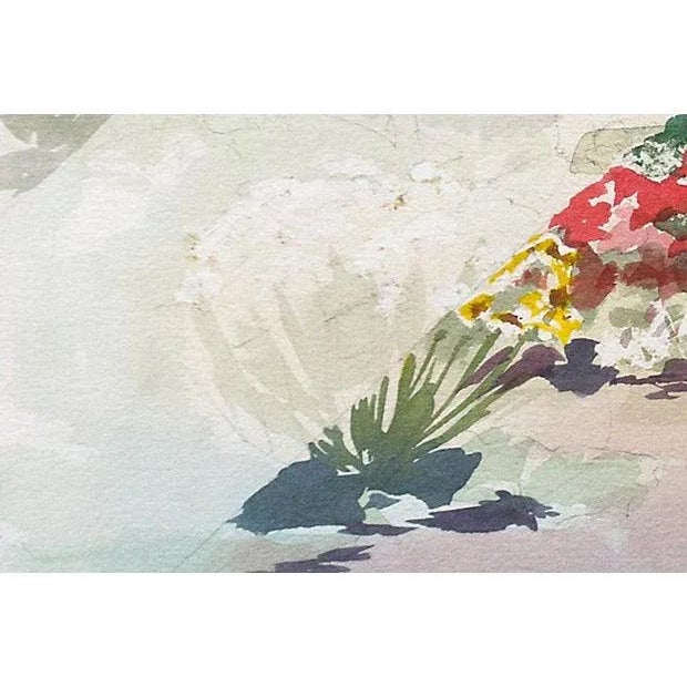 Horticultural study by certified botanical illustrator, sculptor, and ceramicist, Ann Cunningham (American, 20th century),...