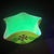 Antique Webb Victorian Uranium Satin Glass Ruffled Bowl Uv Reactive Floral 4.75” For Sale In Birmingham - Image 6 of 8
