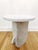Not Yet Made - Made To Order Minimalist Fin Marble Side Table For Sale - Image 5 of 8