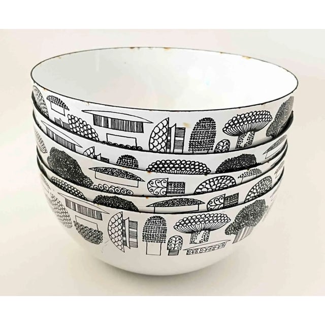 Bowls Set Mid Century Modern L Enameled - Set of 11 For Sale In Providence - Image 6 of 13