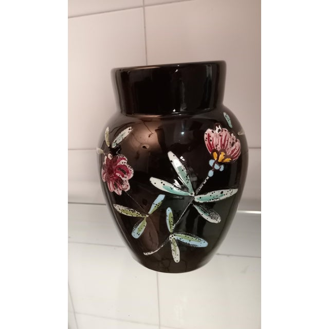 Vintage Ceramic Vase from Flavia Montelupo, 1980s For Sale - Image 3 of 6