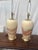 1980s 1980s Postmodern Ceramic Pastel Drip Glaze Table Lamps - A Pair For Sale - Image 5 of 12