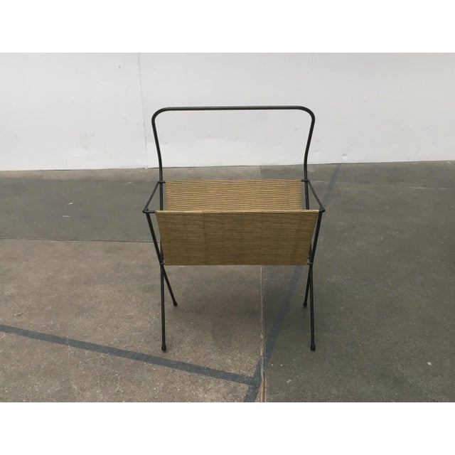 1960s Mid-Century Minimalist Magazine Rack For Sale - Image 5 of 18