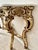 Mid 20th Century French Louis XV Style Vintage Giltwood Rococo Carved Console Table Vintage For Sale - Image 5 of 15