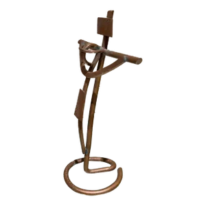1980s Mathias Goeritz Abstract Cross in Copper