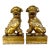 A Pair of Large Brass Foo Dog Bookends For Sale