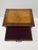 Mid-Century Mahogany and Leather Top English Silver Table For Sale - Image 12 of 12