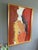 Mid-Century Modern 'Weight of Warmth' Abstract Oil Painting by Swedish Painter Hans Osswald (1919-1983), Framed For Sale - Image 4 of 14