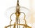 Mid 20th Century Gold Gilded Bronze French 3 Light Cylinder Ceiling Lantern For Sale - Image 4 of 5