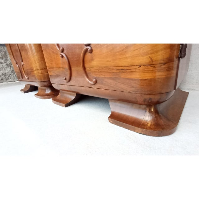 Art Deco Bedside Tables by Jindrich Halabala for Up Závody, 1930s, Set of 2 For Sale - Image 11 of 16