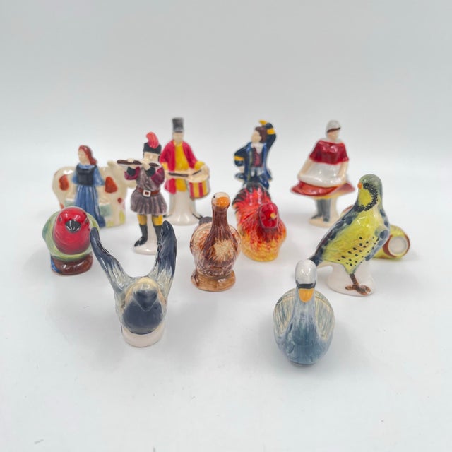 2012 Williams Sonoma 12 Days of Christmas Marc Lacaze Ceramic Place Card Holders - Set of 12 For Sale In New York - Image 6 of 10