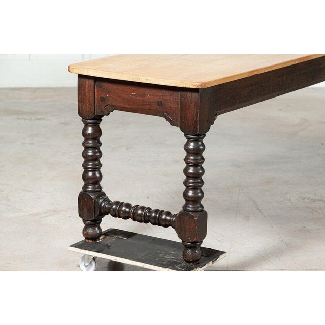 Circa 1890 Monumental English 19thC Pine Convent Refectory Table. An exceptional example Provenance:St Dominic English...